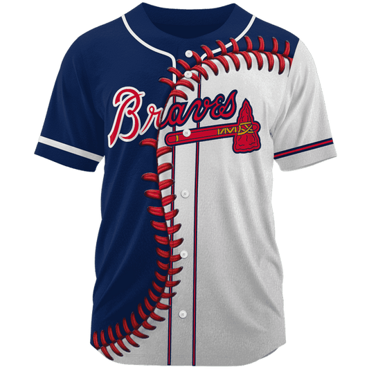 [FLASH SALE] NEW CUSTOMIZED MLB09 ABS ATLANTA BRAVES BASEBALL JERSEY