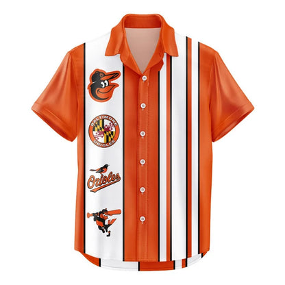 [FLASH SALE] NEW CUSTOMIZED MLB25 BOS BALTIMORE ORIOLES UNISEX HAWAIIAN SHIRT
