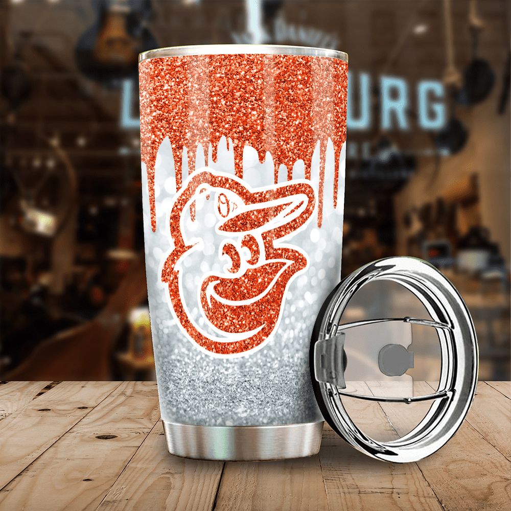 [FLASH SALE] NEW CUSTOMIZED MLB25 BT ORIOLES TUMBLER CUP