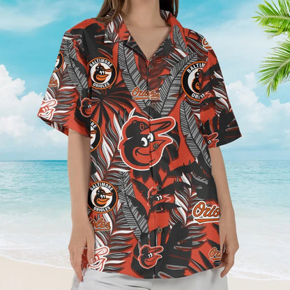 [FLASH SALE] NEW CUSTOMIZED MLB25 BOS BALTIMORE ORIOLES UNISEX HAWAIIAN SHIRT