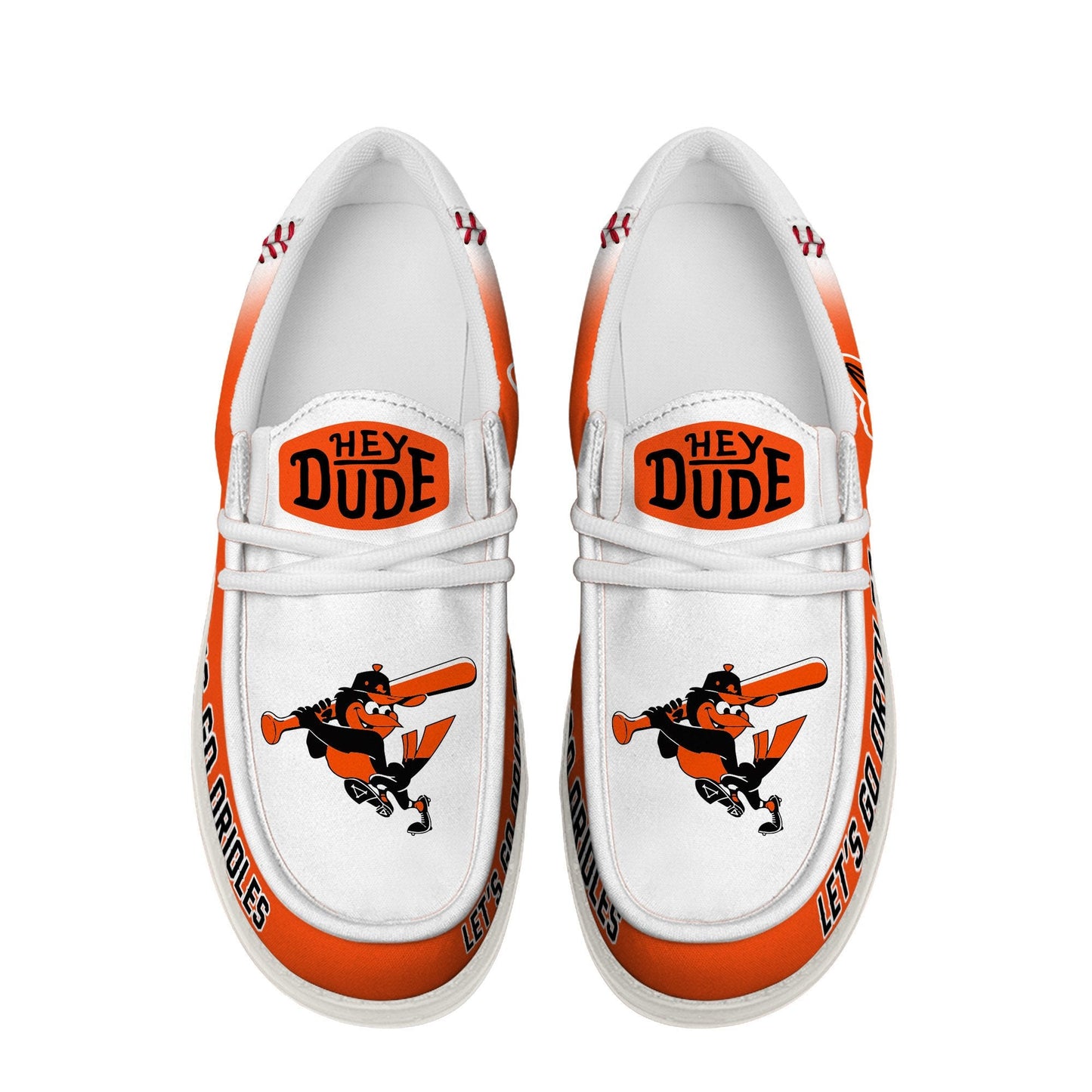 [FLASH SALE] NEW CUSTOMIZED MLB25 BT ORIOLES LOAFER SHOES