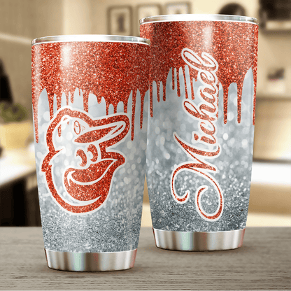 [FLASH SALE] NEW CUSTOMIZED MLB25 BT ORIOLES TUMBLER CUP