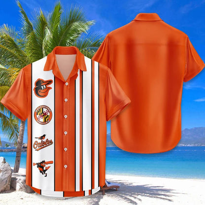 [FLASH SALE] NEW CUSTOMIZED MLB25 BOS BALTIMORE ORIOLES UNISEX HAWAIIAN SHIRT