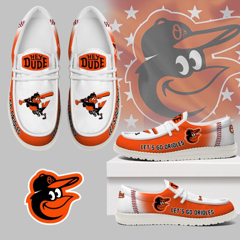 [FLASH SALE] NEW CUSTOMIZED MLB25 BT ORIOLES LOAFER SHOES