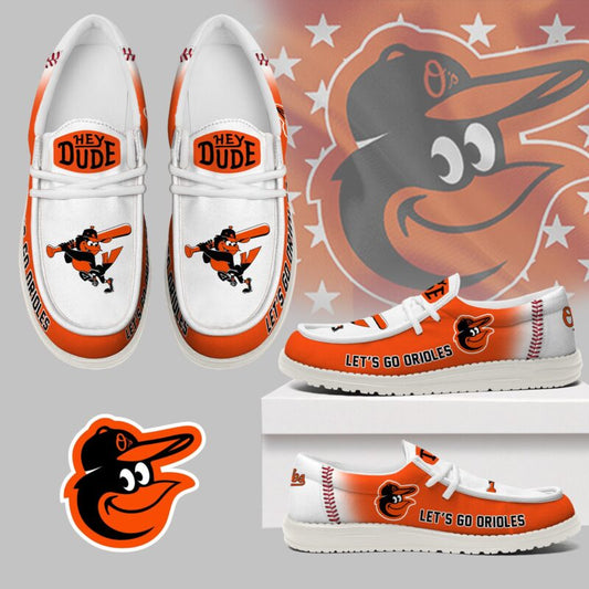[FLASH SALE] NEW CUSTOMIZED MLB25 BT ORIOLES LOAFER SHOES