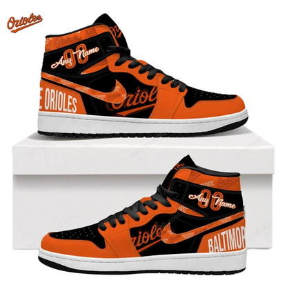 [FLASH SALE] NEW CUSTOMIZED MLB25 BT ORIOLES AIR JORDAN SNEAKERS