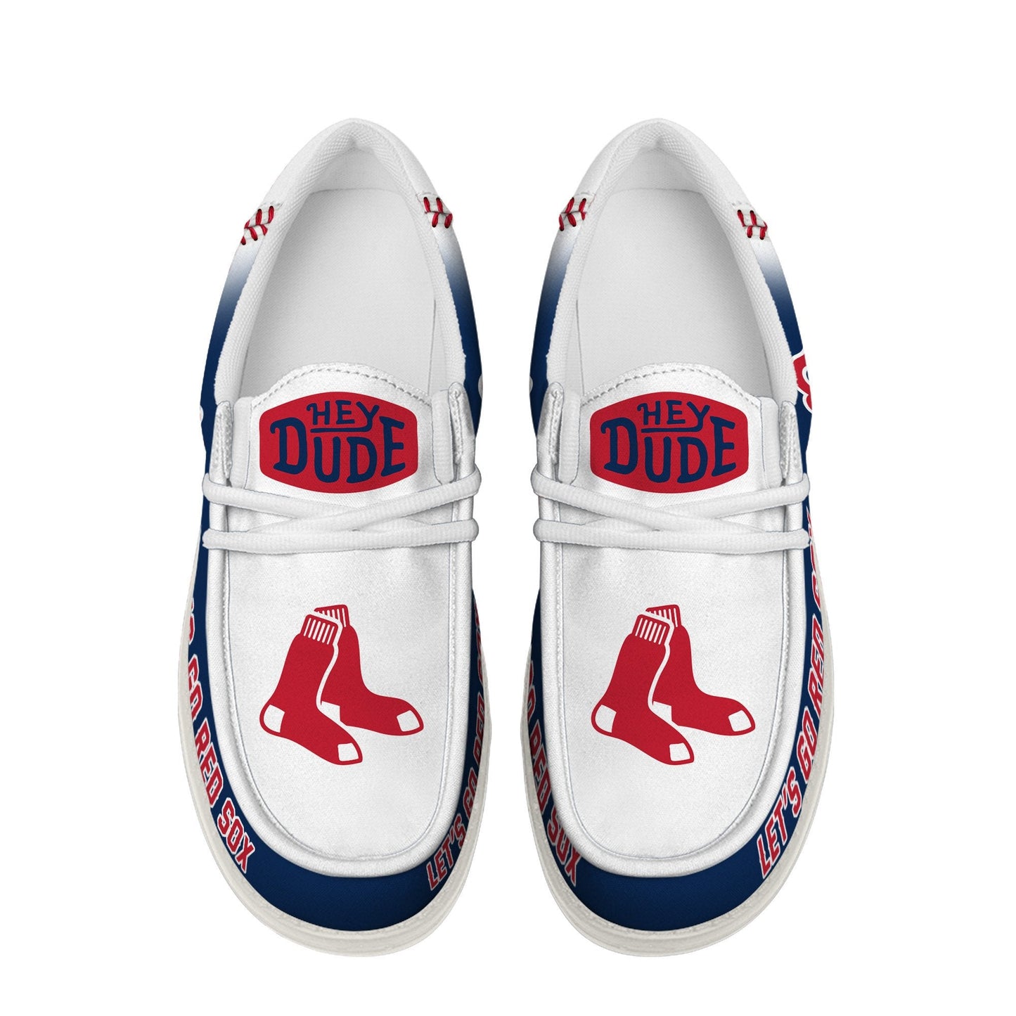[FLASH SALE] NEW CUSTOMIZED MLB03 BR SOX LOAFER SHOES