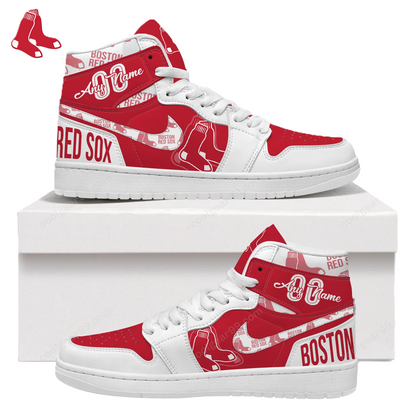 [FLASH SALE] NEW CUSTOMIZED MLB03 BR SOX AIR JORDAN SNEAKERS
