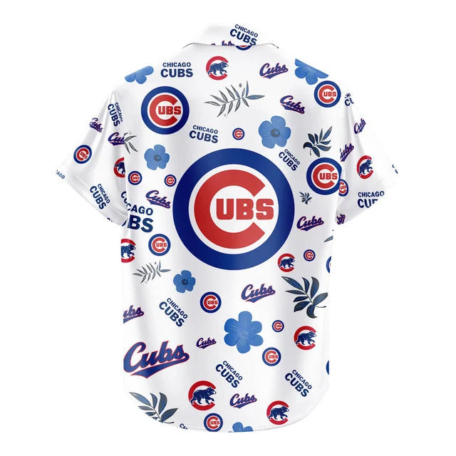 [FLASH SALE] NEW CUSTOMIZED MLB04 CCS CHICAGO CUBS UNISEX HAWAIIAN SHIRT & SHORTS SET