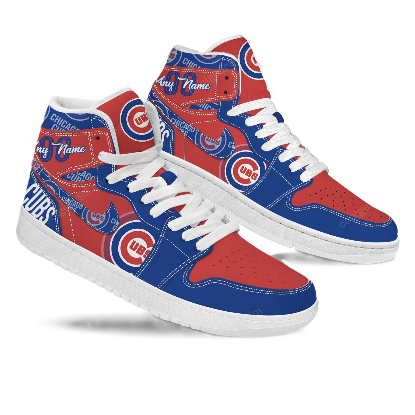 [FLASH SALE] NEW CUSTOMIZED MLB04 CH CUBS AIR JORDAN SNEAKERS