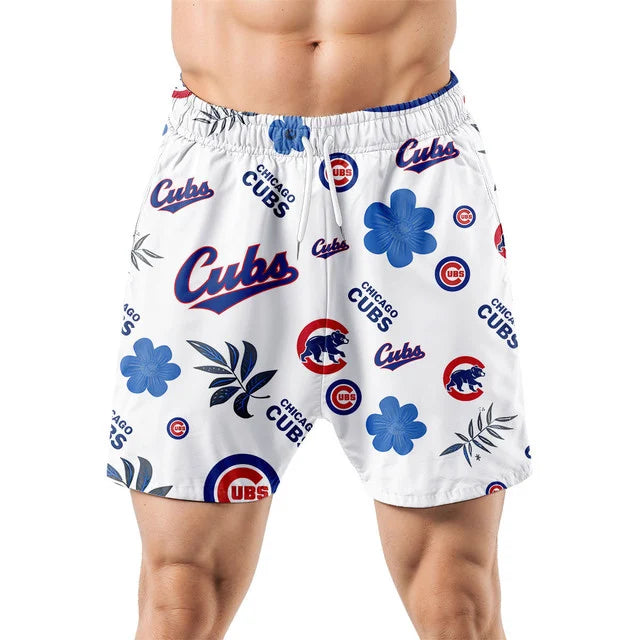 [FLASH SALE] NEW CUSTOMIZED MLB04 CCS CHICAGO CUBS UNISEX HAWAIIAN SHIRT & SHORTS SET