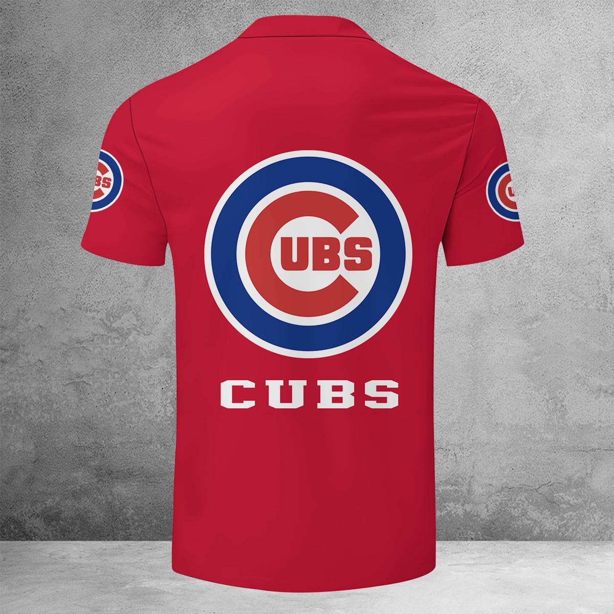 [FLASH SALE] NEW CUSTOMIZED MLB04 CCS CHICAGO CUBS ZIP POLO SHIRT
