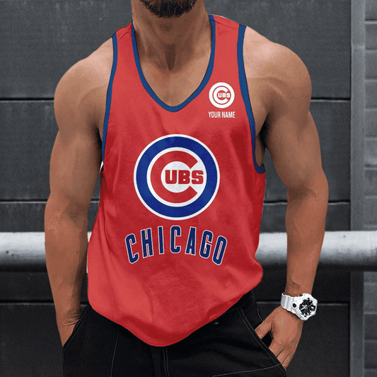 [FLASH SALE] NEW CUSTOMIZED MLB04 CHICAGO CUBS UNISEX TANK TOP