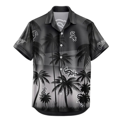 [FLASH SALE] NEW CUSTOMIZED MLB26 CWS CHICAGO WHITE SOX UNISEX HAWAIIAN SHIRT & SHORTS SET