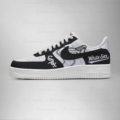[FLASH SALE] NEW CUSTOMIZED MLB26 CW SOX AF1 SHOES