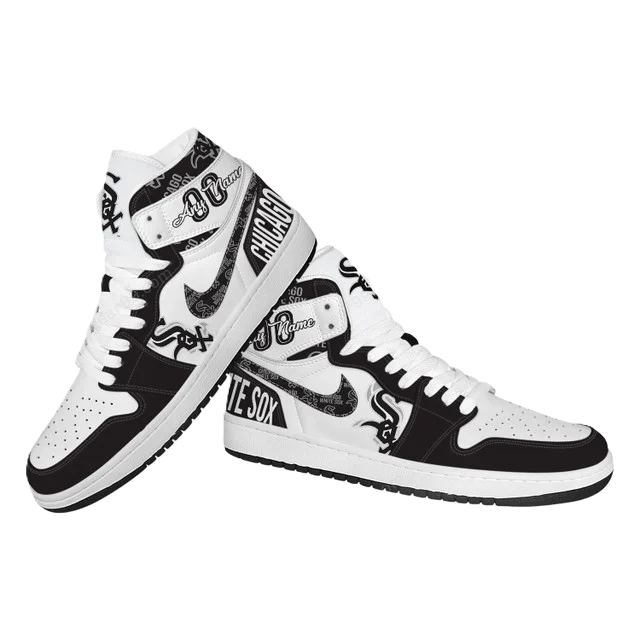 [FLASH SALE] NEW CUSTOMIZED MLB26 CW SOX AIR JORDAN SNEAKERS