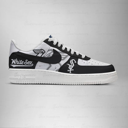 [FLASH SALE] NEW CUSTOMIZED MLB26 CW SOX AF1 SHOES