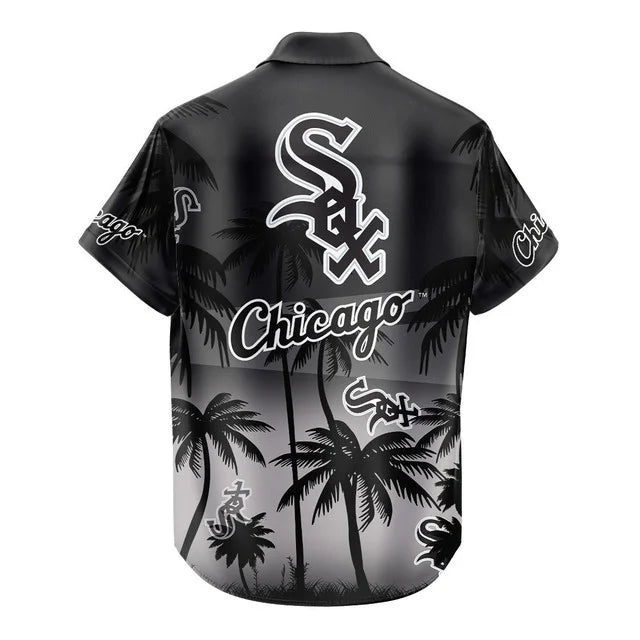 [FLASH SALE] NEW CUSTOMIZED MLB26 CWS CHICAGO WHITE SOX UNISEX HAWAIIAN SHIRT & SHORTS SET