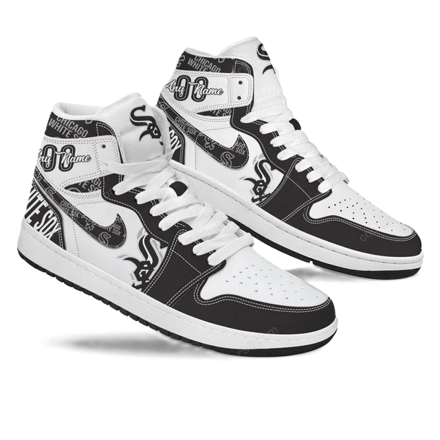 [FLASH SALE] NEW CUSTOMIZED MLB26 CW SOX AIR JORDAN SNEAKERS