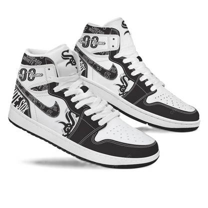 [FLASH SALE] NEW CUSTOMIZED MLB26 CW SOX AIR JORDAN SNEAKERS
