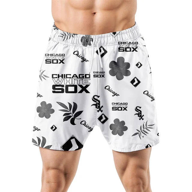 [FLASH SALE] NEW CUSTOMIZED MLB26 CWS CHICAGO WHITE SOX UNISEX HAWAIIAN SHIRT & SHORTS SET