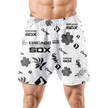 [FLASH SALE] NEW CUSTOMIZED MLB26 CWS CHICAGO WHITE SOX UNISEX HAWAIIAN SHIRT & SHORTS SET