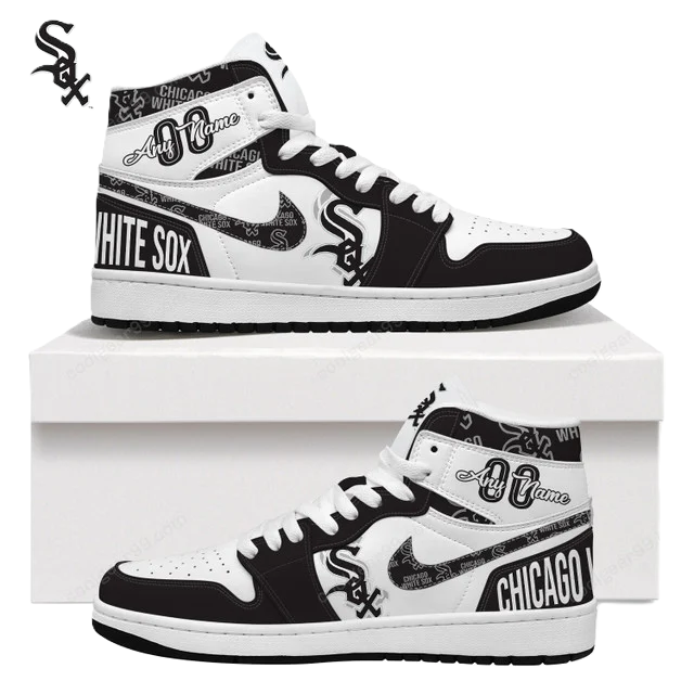 [FLASH SALE] NEW CUSTOMIZED MLB26 CW SOX AIR JORDAN SNEAKERS