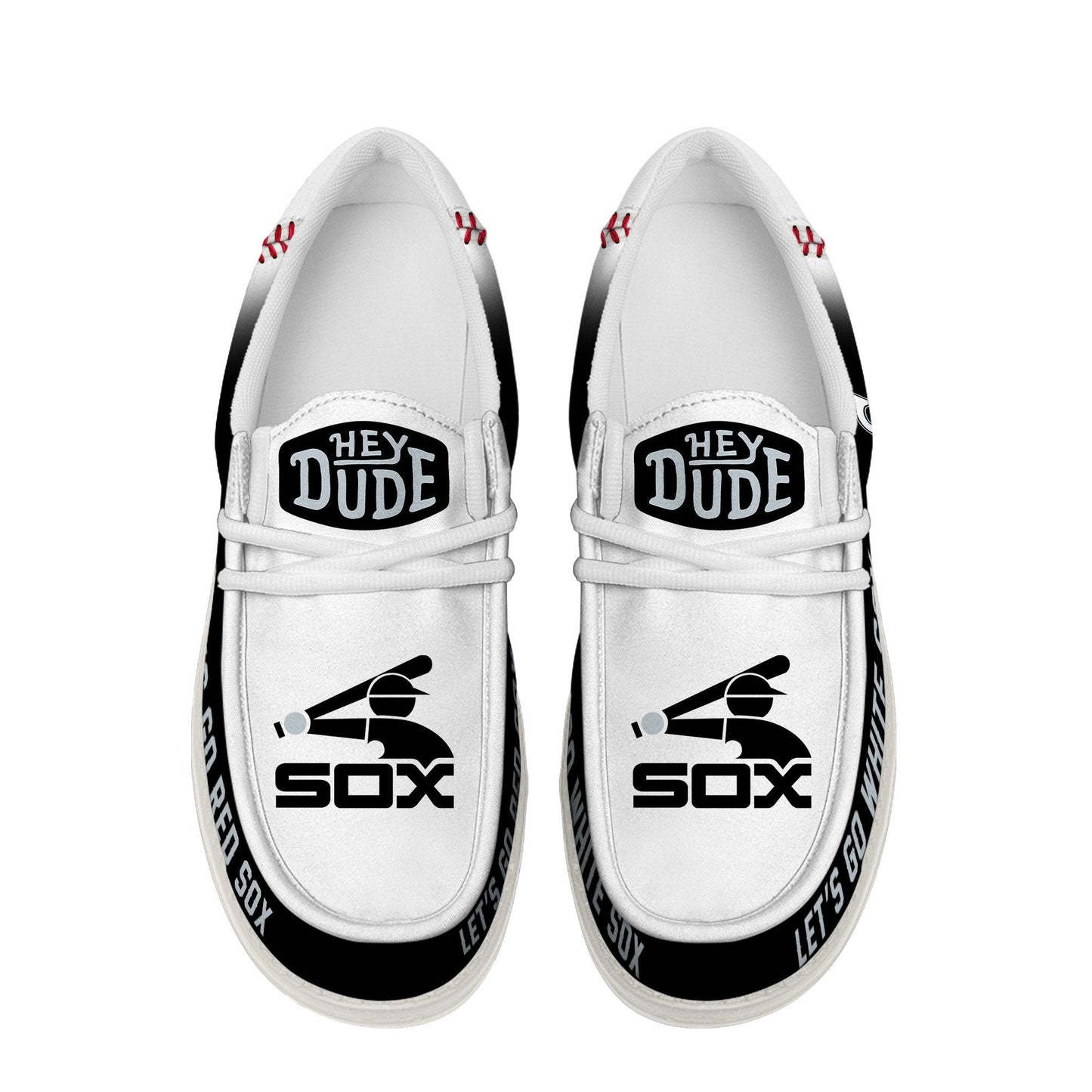 [FLASH SALE] NEW CUSTOMIZED MLB26 CW SOX LOAFER SHOES