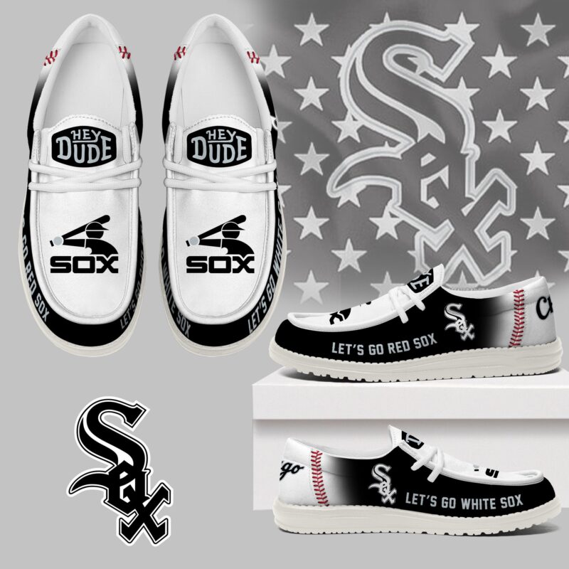 [FLASH SALE] NEW CUSTOMIZED MLB26 CW SOX LOAFER SHOES
