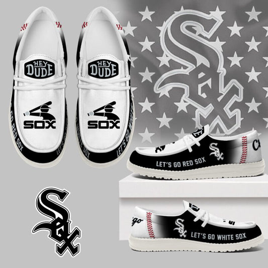 [FLASH SALE] NEW CUSTOMIZED MLB26 CW SOX LOAFER SHOES