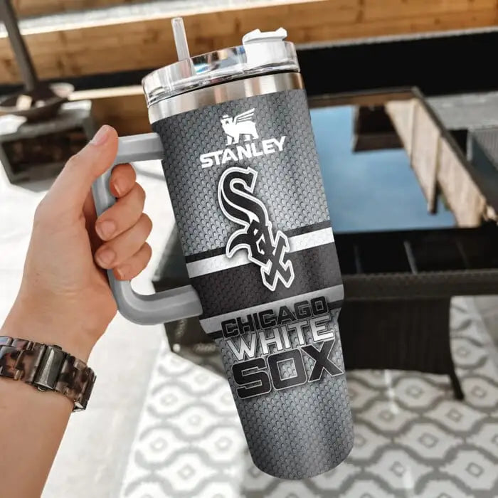 [FLASH SALE] NEW CUSTOMIZED MLB26 CWS CHICAGO WHITE SOX 40oz TUMBLER
