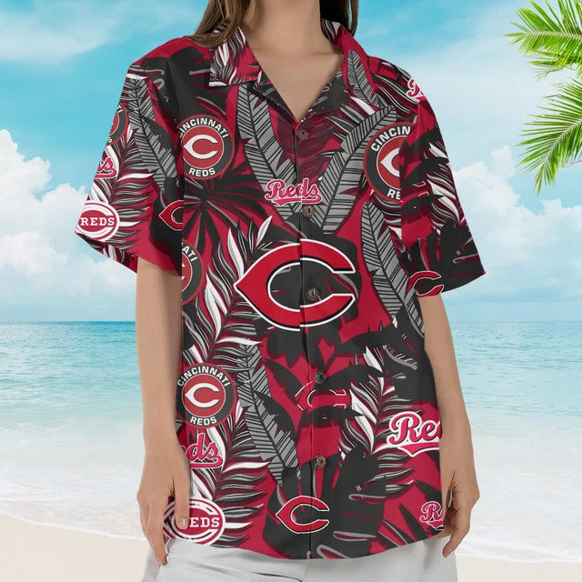 [FLASH SALE] NEW CUSTOMIZED MLB05 CRS CINCINNATI REDS UNISEX HAWAIIAN SHIRT