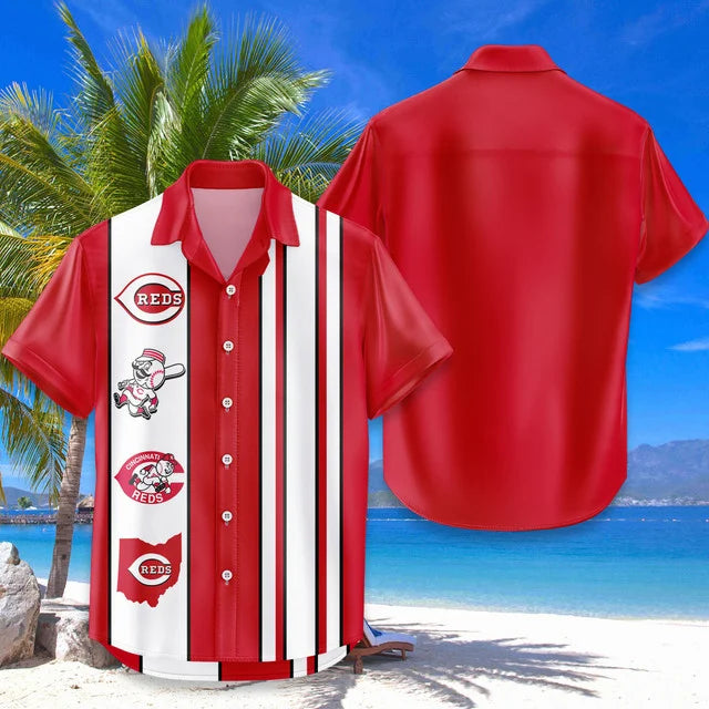 [FLASH SALE] NEW CUSTOMIZED MLB05 CRS CINCINNATI REDS UNISEX HAWAIIAN SHIRT