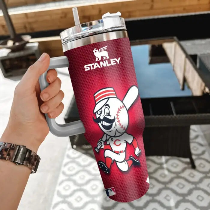[FLASH SALE] NEW CUSTOMIZED MLB05 CRS CINCINNATI REDS 40oz TUMBLER