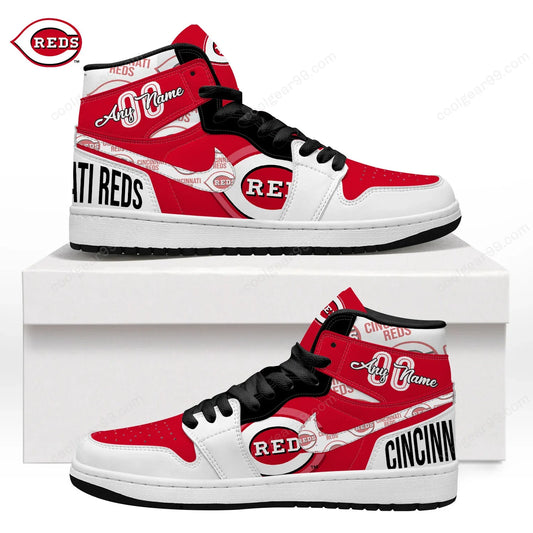 [FLASH SALE] NEW CUSTOMIZED MLB05 CC REDS AIR JORDAN SNEAKERS