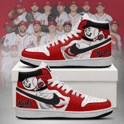 [FLASH SALE] NEW CUSTOMIZED MLB05 CC REDS AIR JORDAN SNEAKERS