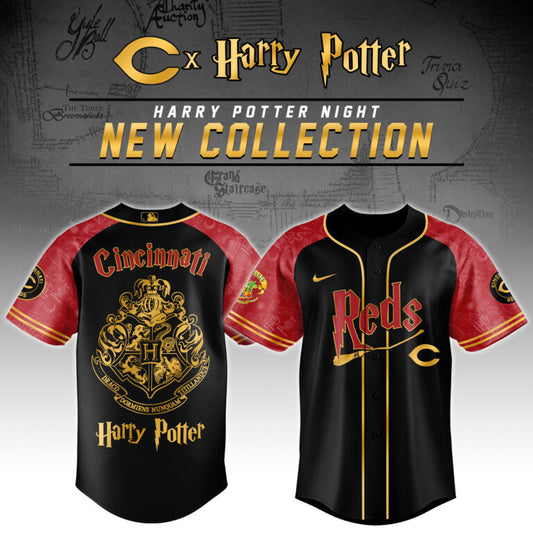 [FLASH SALE] NEW CUSTOMIZED MLB05 CC REDS x HARRY POTTER BASEBALL JERSEY & CAP
