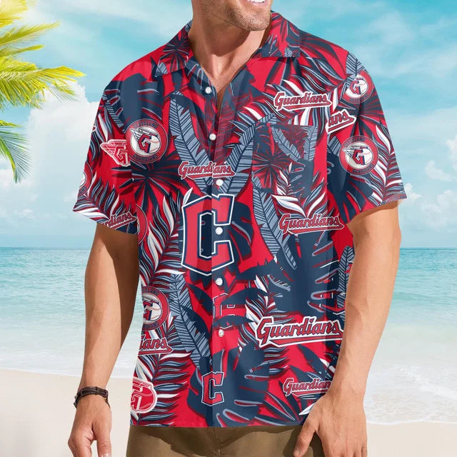 [FLASH SALE] NEW CUSTOMIZED MLB13 CGS CLEVELAND GUARDIANS UNISEX HAWAIIAN SHIRT