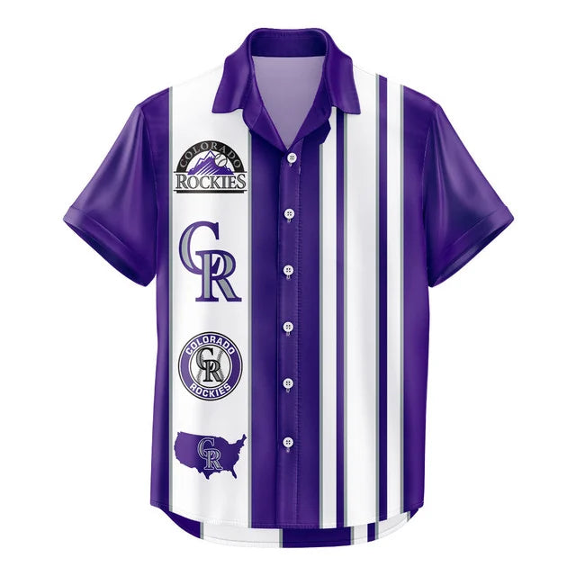 [FLASH SALE] NEW CUSTOMIZED MLB30 COR COLORADO ROCKIES UNISEX HAWAIIAN SHIRT