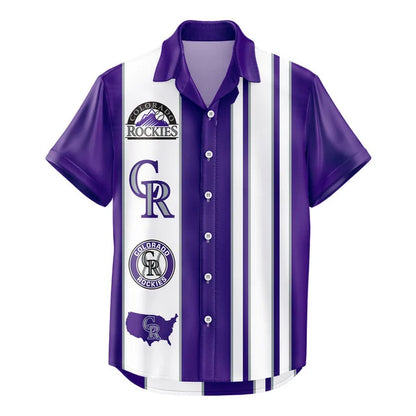 [FLASH SALE] NEW CUSTOMIZED MLB30 COR COLORADO ROCKIES UNISEX HAWAIIAN SHIRT