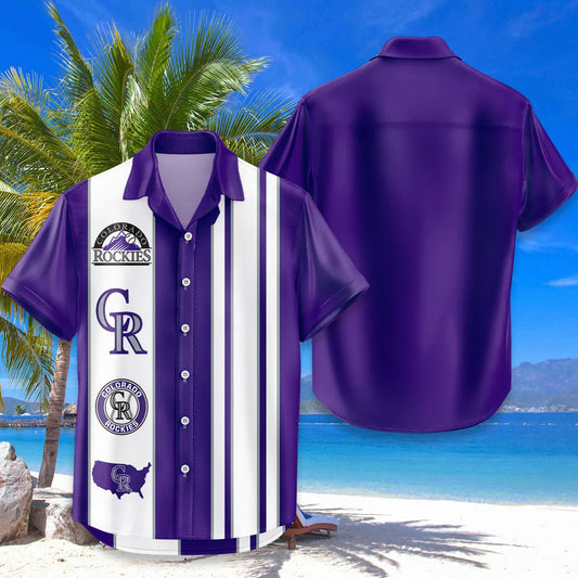 [FLASH SALE] NEW CUSTOMIZED MLB30 COR COLORADO ROCKIES UNISEX HAWAIIAN SHIRT
