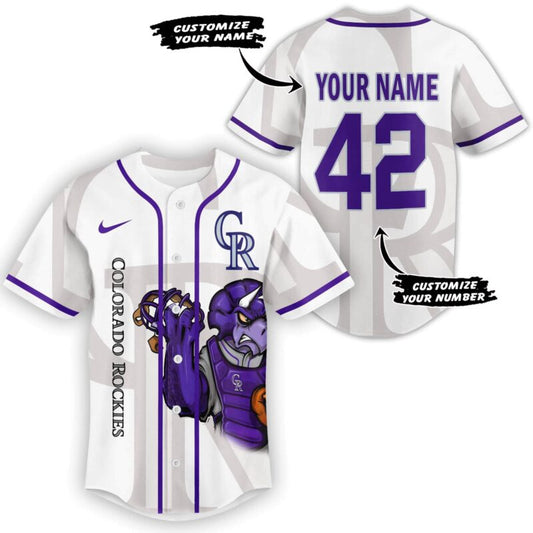 [FLASH SALE] NEW CUSTOMIZED MLB30 CL ROCKIES BASEBALL JERSEY