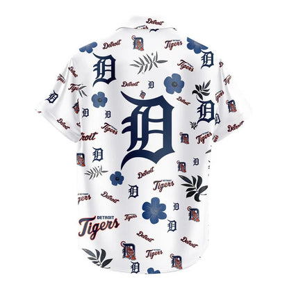 [FLASH SALE] NEW CUSTOMIZED MLB16 DTS DETROIT TIGERS UNISEX HAWAIIAN SHIRT & SHORTS SET