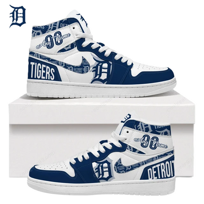 [FLASH SALE] NEW CUSTOMIZED MLB16 DT TIGERS AIR JORDAN SNEAKERS