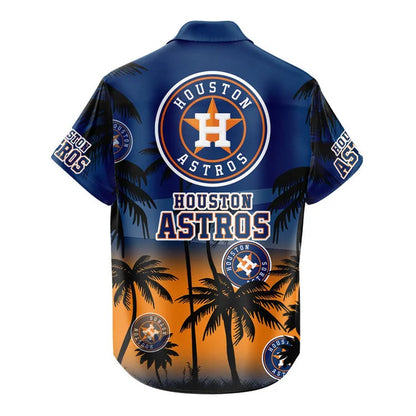 [FLASH SALE] NEW CUSTOMIZED MLB10 HAS HOUSTON ASTROS UNISEX HAWAIIAN SHIRT & SHORTS SET
