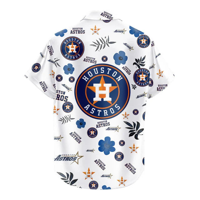 [FLASH SALE] NEW CUSTOMIZED MLB10 HAS HOUSTON ASTROS UNISEX HAWAIIAN SHIRT & SHORTS SET