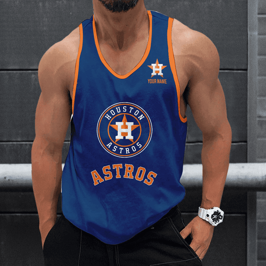 [FLASH SALE] NEW CUSTOMIZED MLB10 HOUSTON ASTROS UNISEX TANK TOP