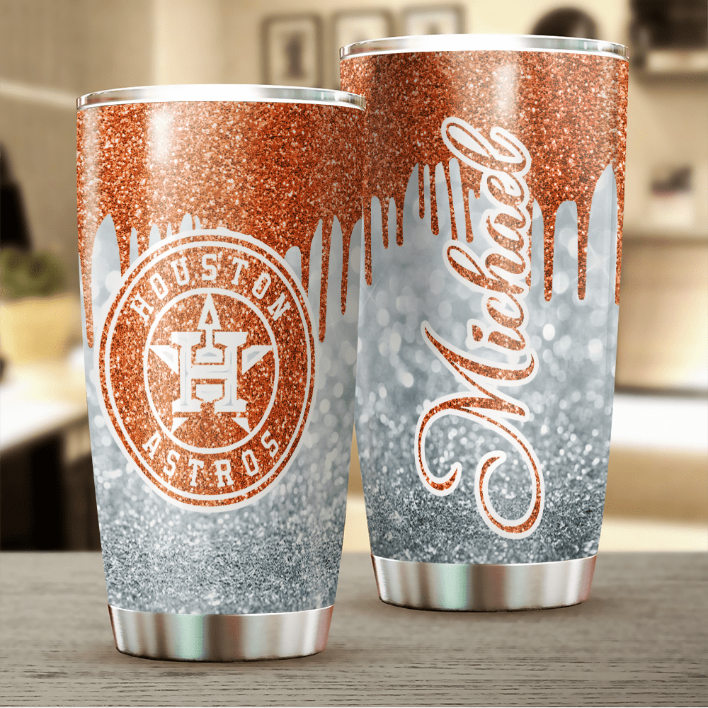 [FLASH SALE] NEW CUSTOMIZED MLB10 HT ASTROS TUMBLER CUP