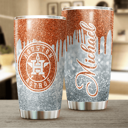 [FLASH SALE] NEW CUSTOMIZED MLB10 HT ASTROS TUMBLER CUP