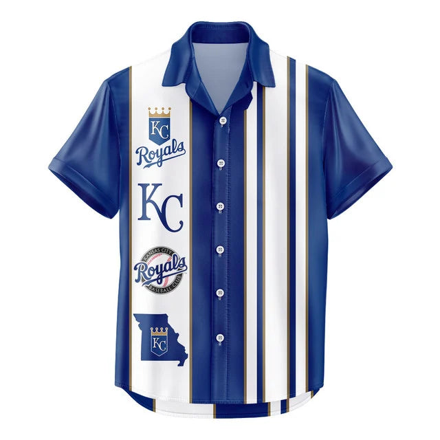 [FLASH SALE] NEW CUSTOMIZED MLB19 KCR KANSAS CITY ROYALS UNISEX HAWAIIAN SHIRT